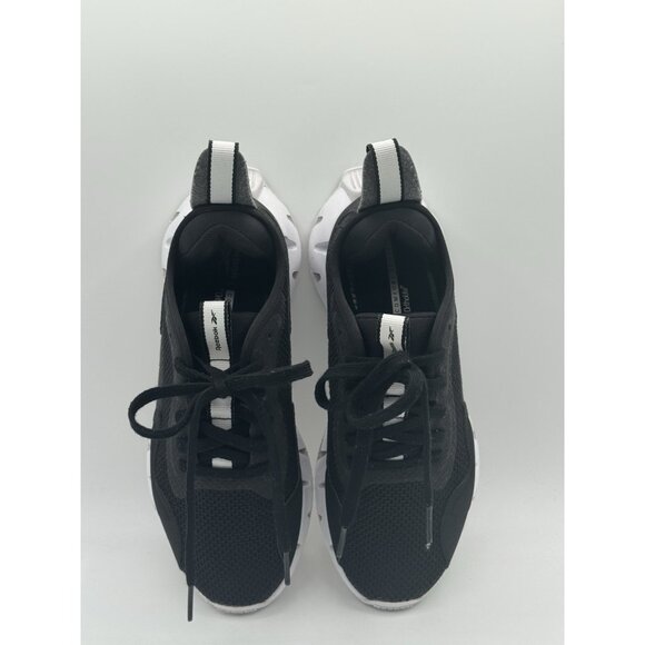 Reebok Womens Zig Dynamica Black Gray White Running Sneakers   Size 7 - Picture 7 of 12